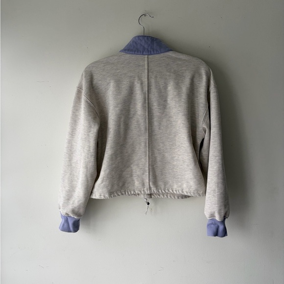 STAUD Alys Pullover Zip Up Sweatshirt Size Medium - Picture 7 of 8